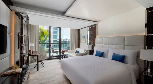Люкс Presidential с 2 комнатами с видом на море Отель Marriott Resort Palm Jumeirah