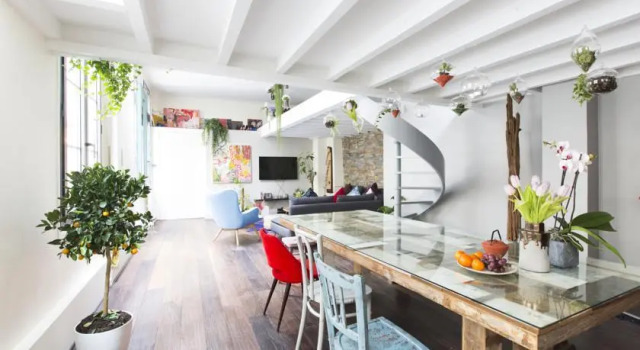 Loft Marais District Center, Забронировать Отель Париж Иль-де-Франс, рядом с Станция метро Rambuteau
