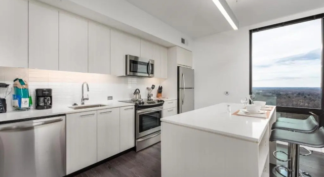 Апартаменты Luxury с 3 комнатами Bluebird Suites at Reston Town Center