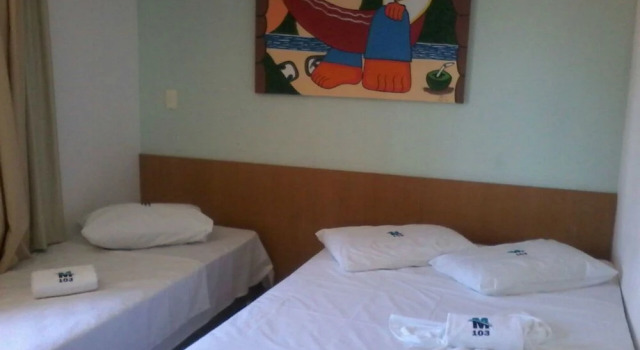 Номер Standard Aconchegantes Flats, 1 e 2 qtos, em Ponta Negra