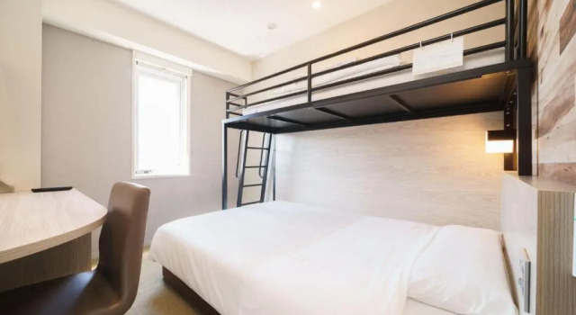 Четырёхместный номер Standard Super Hotel Shinagawa Aomono-Yokocho