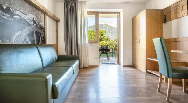 Четырёхместный номер Standard с видом на сад Agriturismo Al Maniero