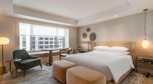 Двухместный номер с видом на город Park Hyatt Chicago
