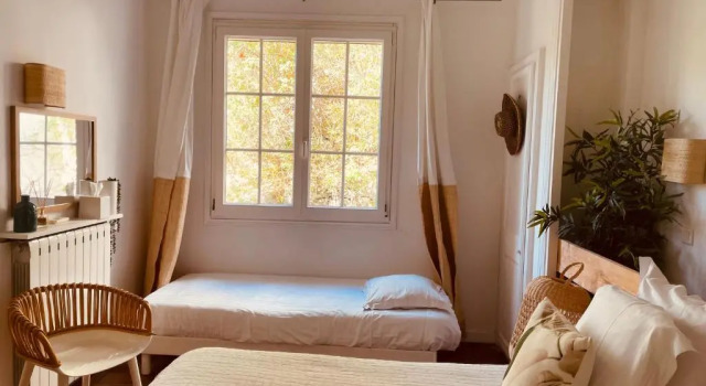 Четырёхместный номер Standard с видом на сад Hotel de La Plage - Mahogany