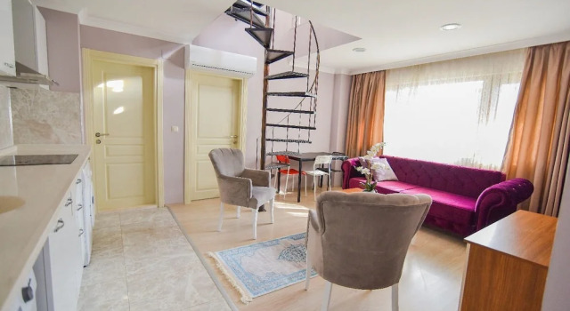 Номер Standard Дуплекс с 4 комнатами с балконом Trabzon Comfort Residence