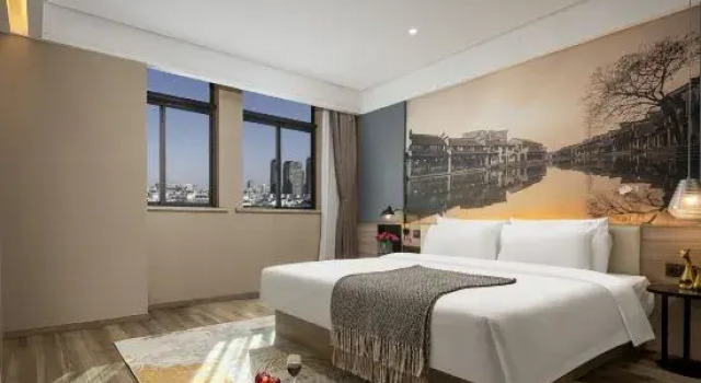 Люкс c 1 комнатой Atour Hotel Changxing Central Plaza Huzhou