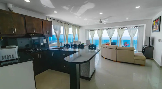 Standard chambre 2 chambres penthouse avec balcon Unik Cartagena Edificio Poseidon