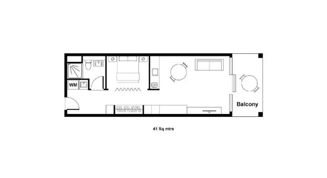 Апартаменты Superior c 1 комнатой с балконом Punthill Parramatta