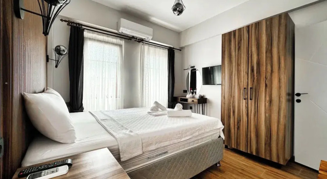 Двухместный номер Standard с балконом и с видом на сад Tinos Otel & Bağ Evi 12 Yaş Üstü