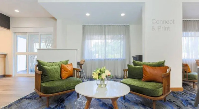 Кровать в общем номере Fairfield Inn & Suites Houston Humble