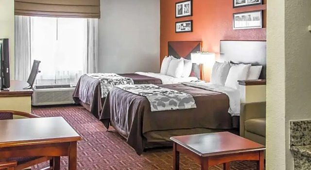 Четырёхместный люкс Sleep Inn & Suites Oklahoma City North