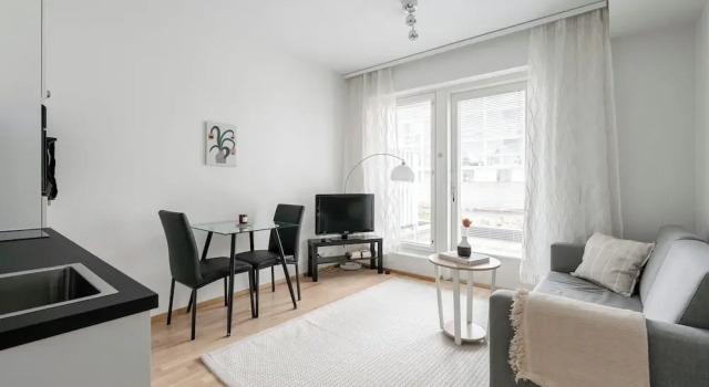 Modern 1BR Apartment in Kaleva, Κράτηση Διαμέρισμα Τάμπερε Central Finland