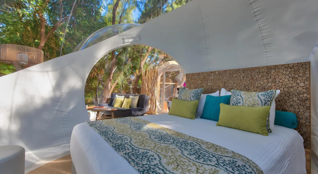 Bubble Lodge Ile aux Cerfs, Rezervovat Hotel Trou dʼ Eau Douce Mauritius East Coast