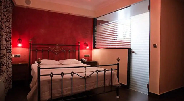 Двухместный номер Deluxe с балконом Hotel Maroussi