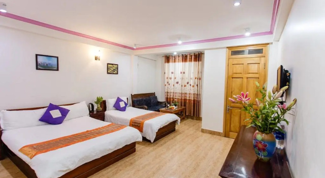 Номер Deluxe с видом на горы Sapa Mountain City Hotel