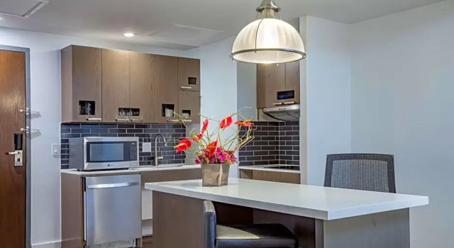 С кухней студия Hyatt House Mexico City/Santa Fe