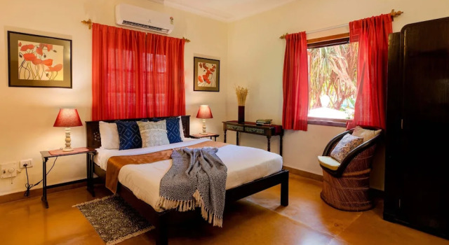 Люкс с 2 комнатами с балконом Aguada Anchorage - The Villa Resort, Candolim