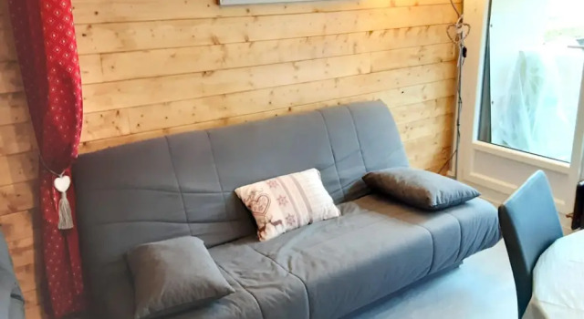 Studio in Allevard, With Wonderful Mountain View, Furnished Balcony an