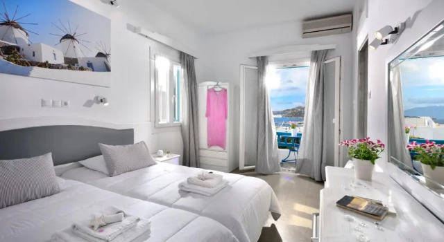 Двухместный номер Standard с видом на море Hotel Nazos