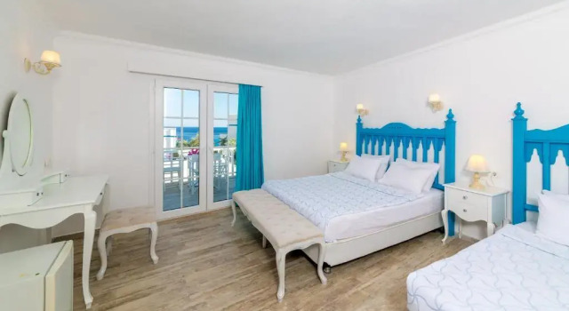 Трёхместный номер Standard с частичным видом на море Hotel Mavi Beyaz