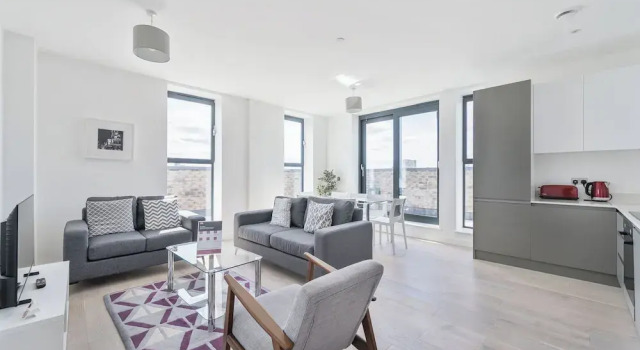 Апартаменты с 4 комнатами с балконом Roomspace Serviced Apartments -Caroline Street