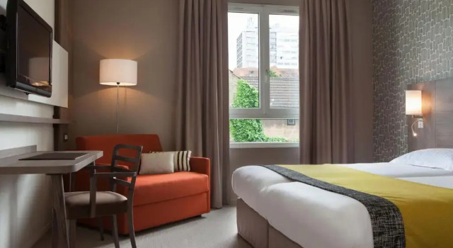Classique chambre Logis Hôtel Beauséjour Colmar