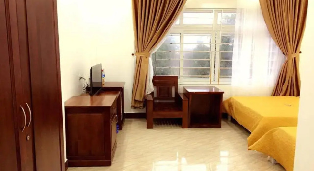 Трёхместный номер Deluxe с красивым видом из окна Bình Minh Hotel