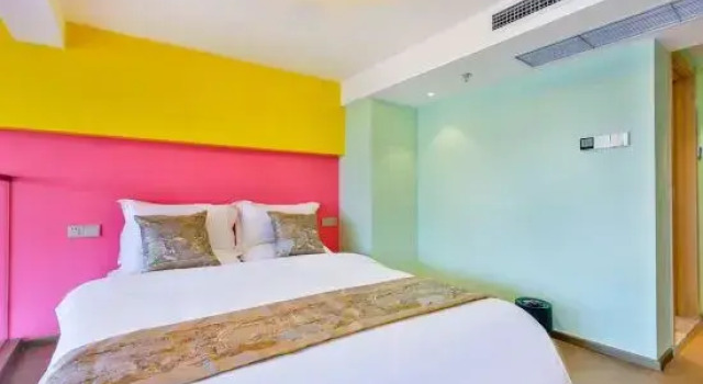 Семейный люкс с видом на море Manxin Hotel Dalian Xinghai Square