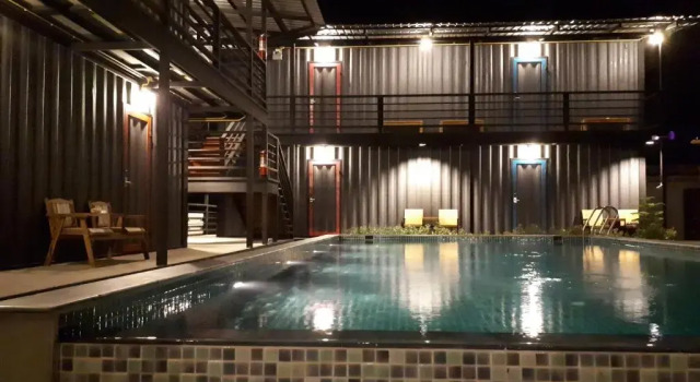 Кровать в общем номере Na-Tub Hostel