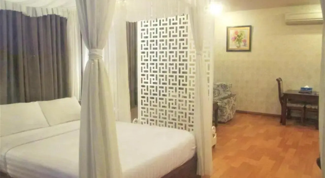 Двухместный номер Deluxe с балконом Anh Dao Mekong 2 Hotel