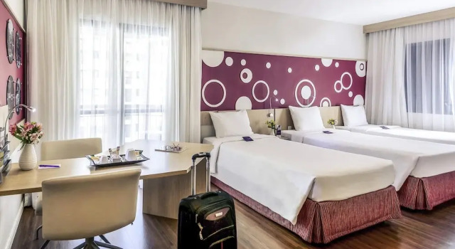 Трёхместный номер Standard с балконом Mercure Sao Paulo Alamedas