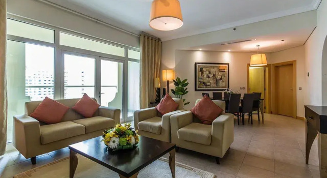 Bespoke Residences - Shoreline Al Haseer, Забронировать Апартаменты/квартира Пальма Джумейра , рядом с Jumeirah Palm Tram Station