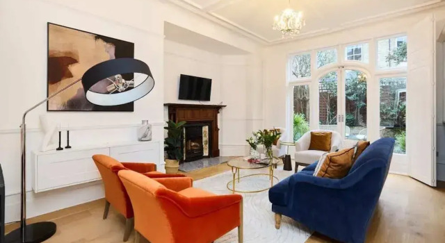 The Belsize Park Place - Charming 6bdr Home With Garden, Забронировать Дом для отпуска Виллы Лондона, рядом с Hampstead Theatre, Вилла