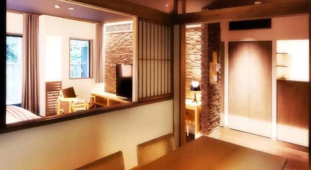 Полулюкс с балконом Premium Suites "Hanare Matsushimakaku" Produced by Shousuke no Yado Takinoyu