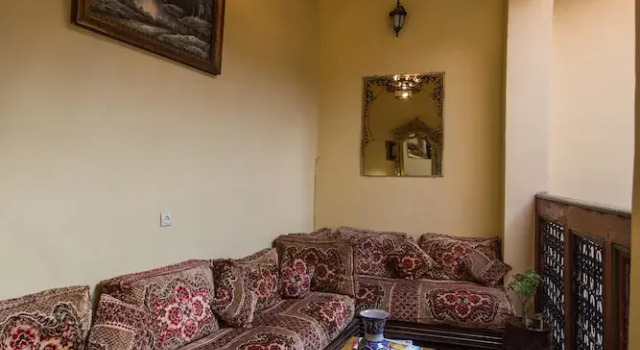 1 slaapkamer Luxe Suite uitgang op de binnenplaats Riad La Source Bleue