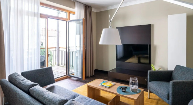 Апартаменты Luxury THE GREEN Rostock Apartment Hotel