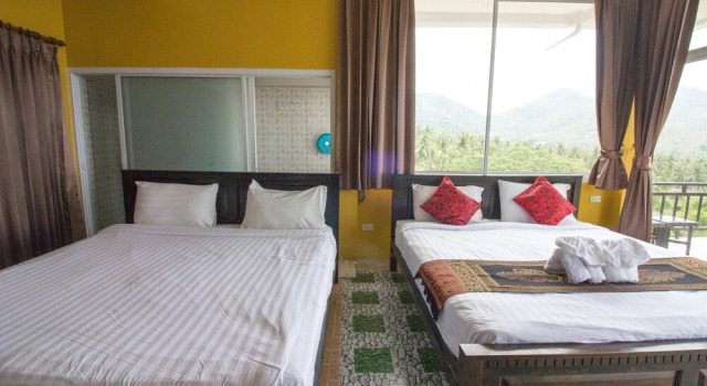 Семейный номер Standard с видом на море Sairee Seaview Koh Tao - Hostel
