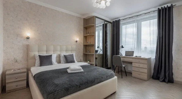 3-room apt with view of National Library