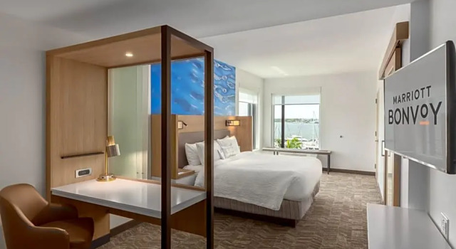 Люкс с видом на воду SpringHill Suites by Marriott Bradenton Downtown/Riverfront