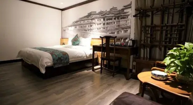 Полулюкс Business Guanzhong Yuansu Hotel (Liquan Yuanjia Village)
