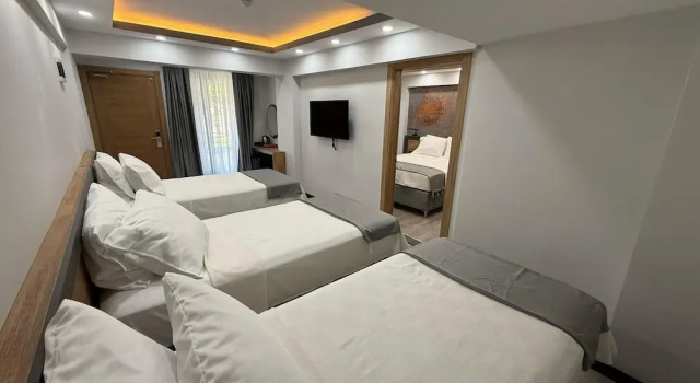 Семейный номер Standard с видом на сад Zeus Otel