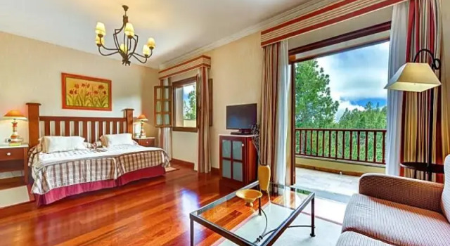 Двухместный номер Standard с балконом и с видом на сад Hotel Spa Villalba