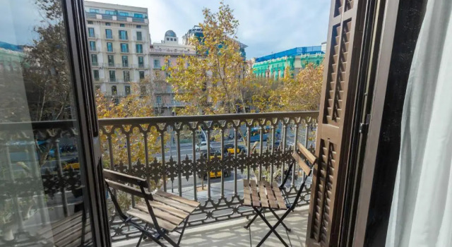 Двухместный номер Standard с балконом и с видом на город Hostalin Barcelona Passeig de Gràcia