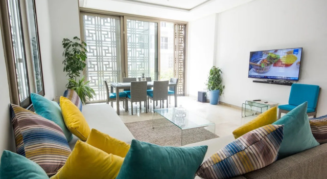 Апартаменты с 2 комнатами с балконом Marina Rabat Suites & Apartments