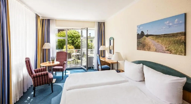 Двухместный номер Standard с балконом Strandhotel Gerken