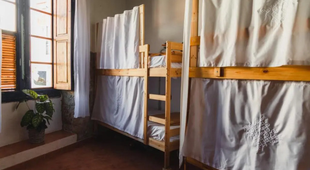 Кровать в общем номере Ashavana Nest Hostel