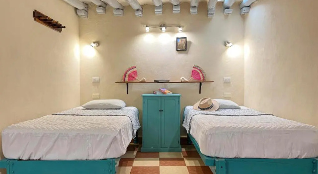 Кровать в общем номере Hostel Candelaria