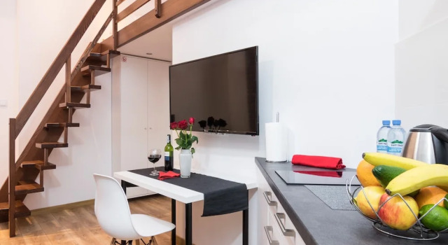Студия Standard с балконом R&R Apart Cracow