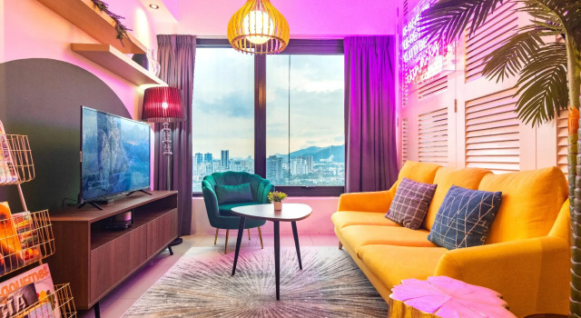 Condo 2BR Central Georgetown by ALV Suites, 28-6, Rezerwuj Hotel Hotele 4-gwiazdkowe w Penang, 4*