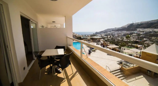 Апартаменты c 1 комнатой с частичным видом на море Apartamentos Cabau Altair